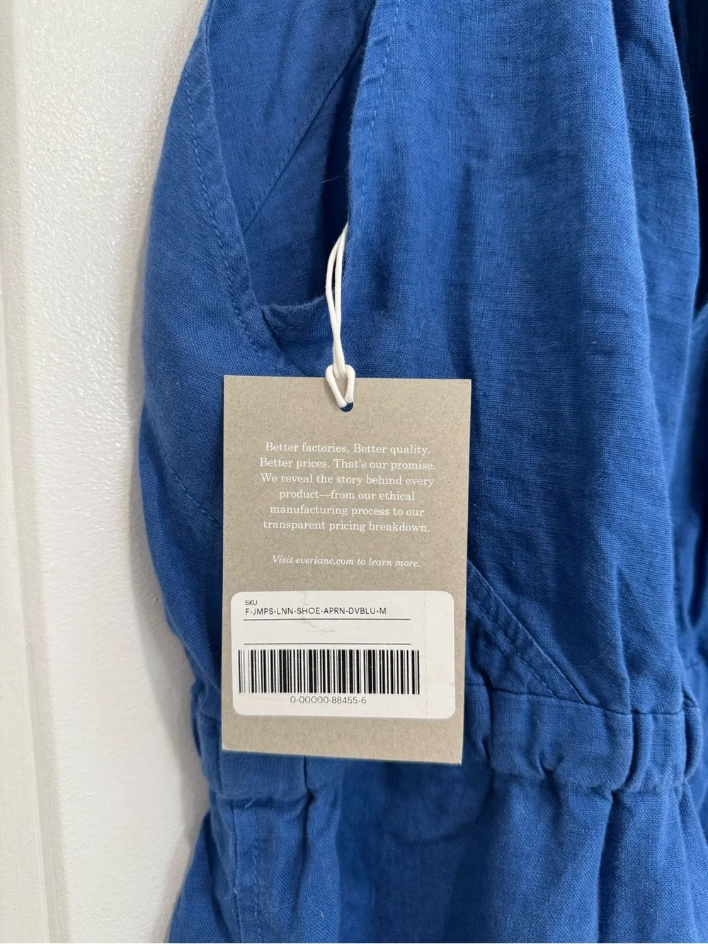 Everlane Linen Shoestring Jumpsuit